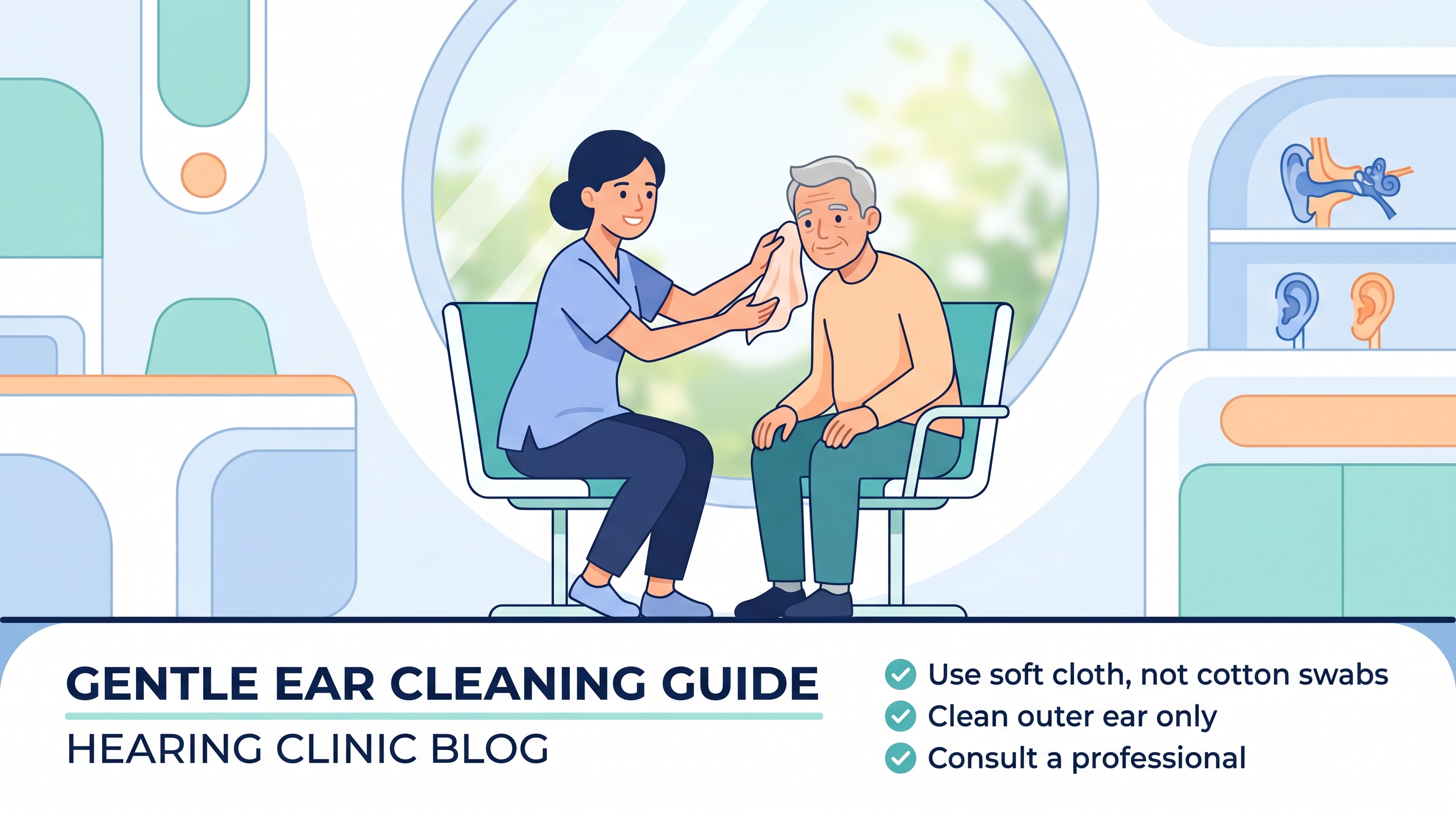 Medical illustration showing safe medical methods to pop your ears and relieve ear fullness