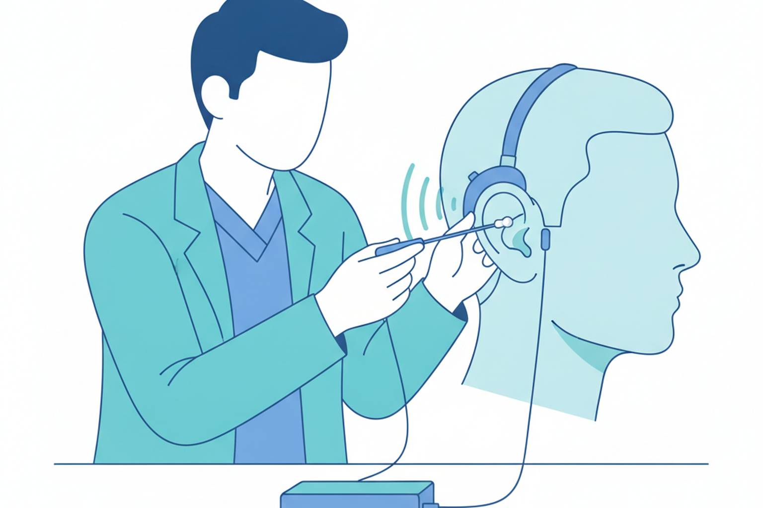 Real ear measurement by a licensed specialist