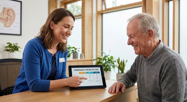 Affordable transparent hearing aid pricing