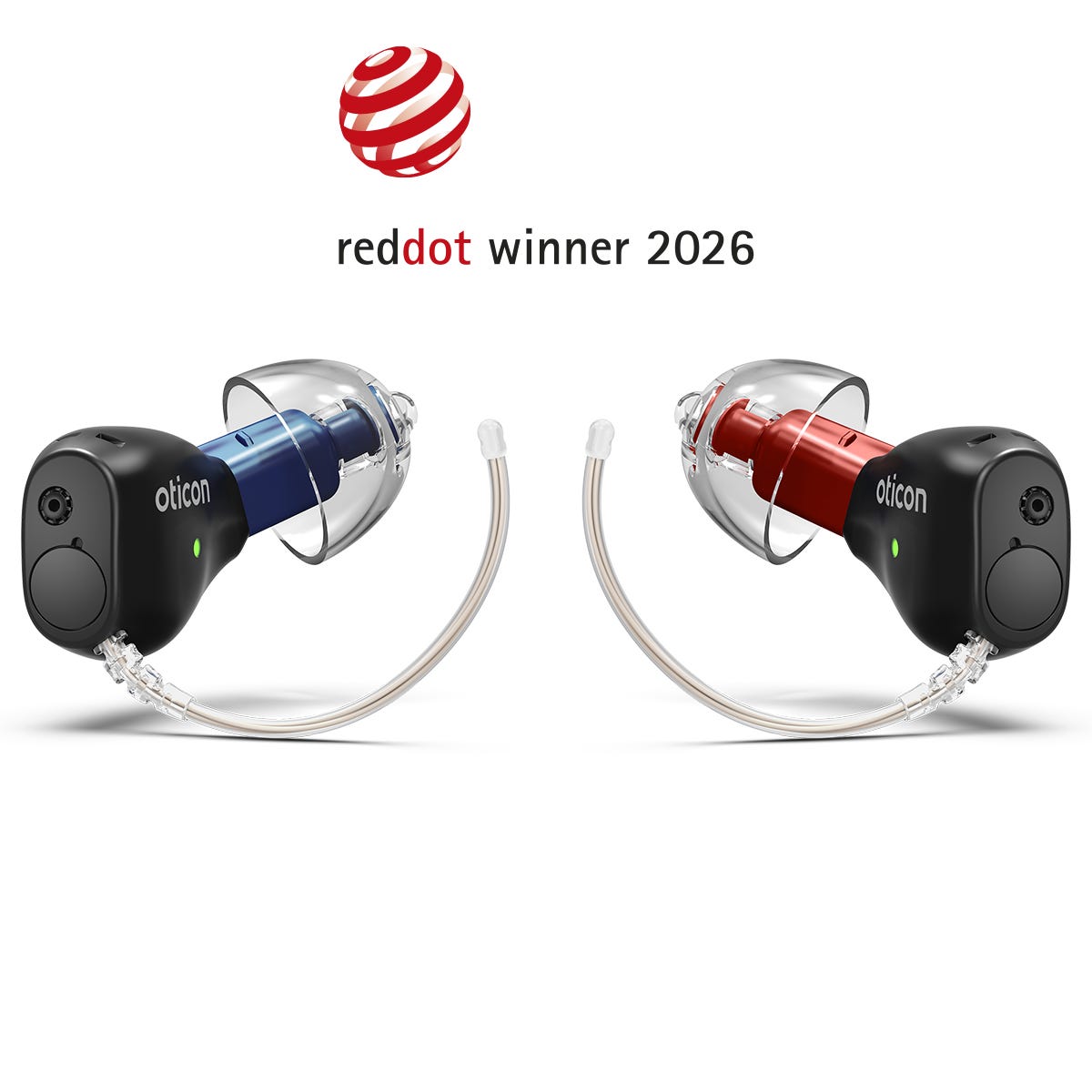 Oticon Zeal NXT Red Dot Award 2026 design recognition