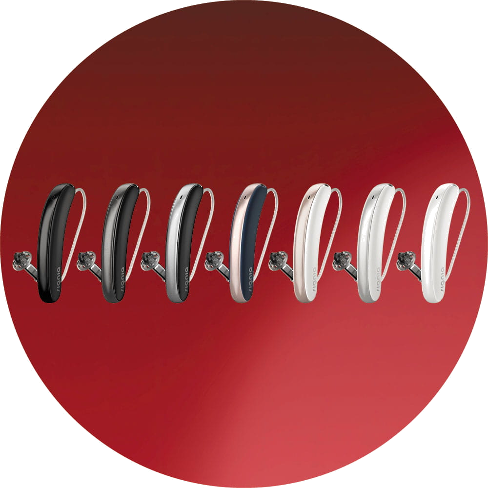 Signia Styletto IX hearing aids in nine color options