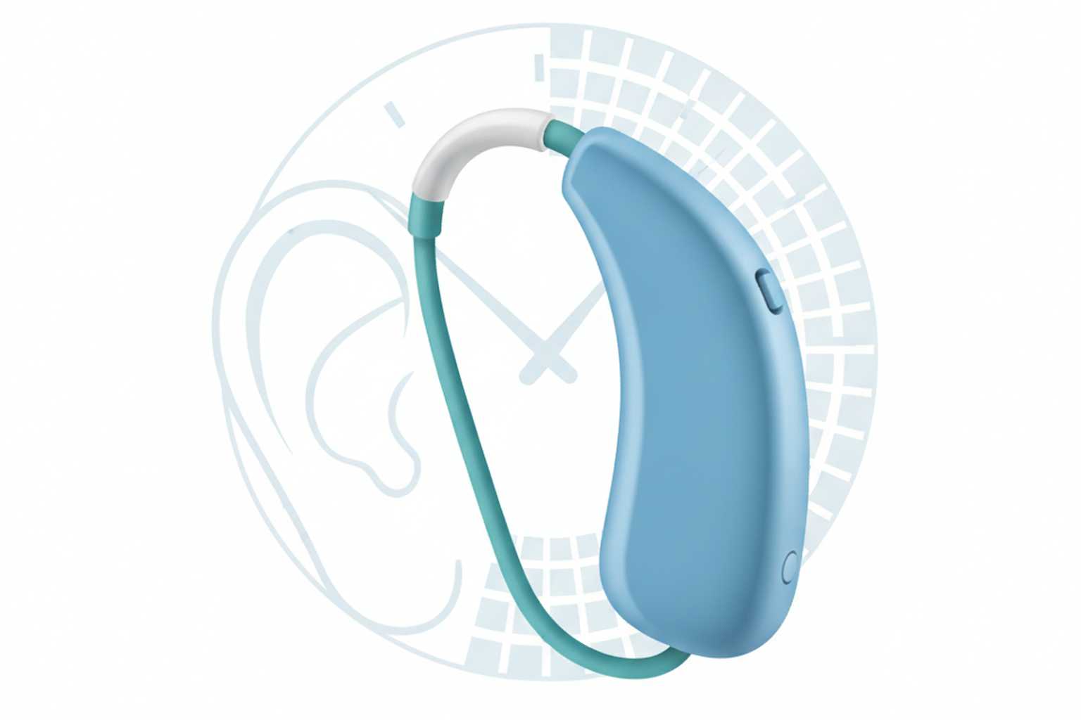 Hearing aid on a clean table, ready for nightly care